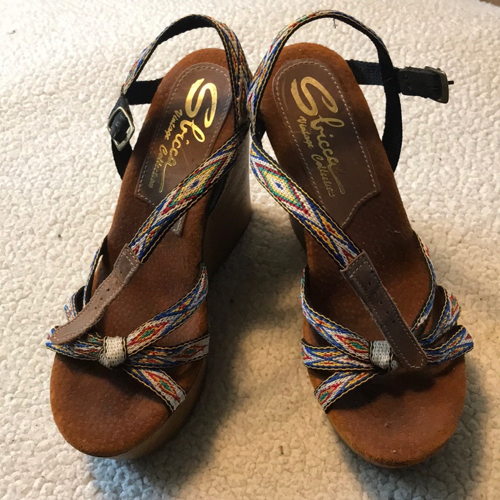 Sbicca Vintage Collection Wedge Sandals